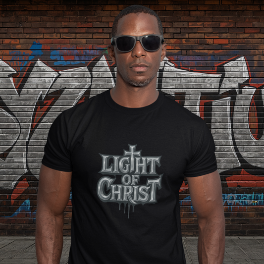 LIGHT OF CHRIST SILVER TEE