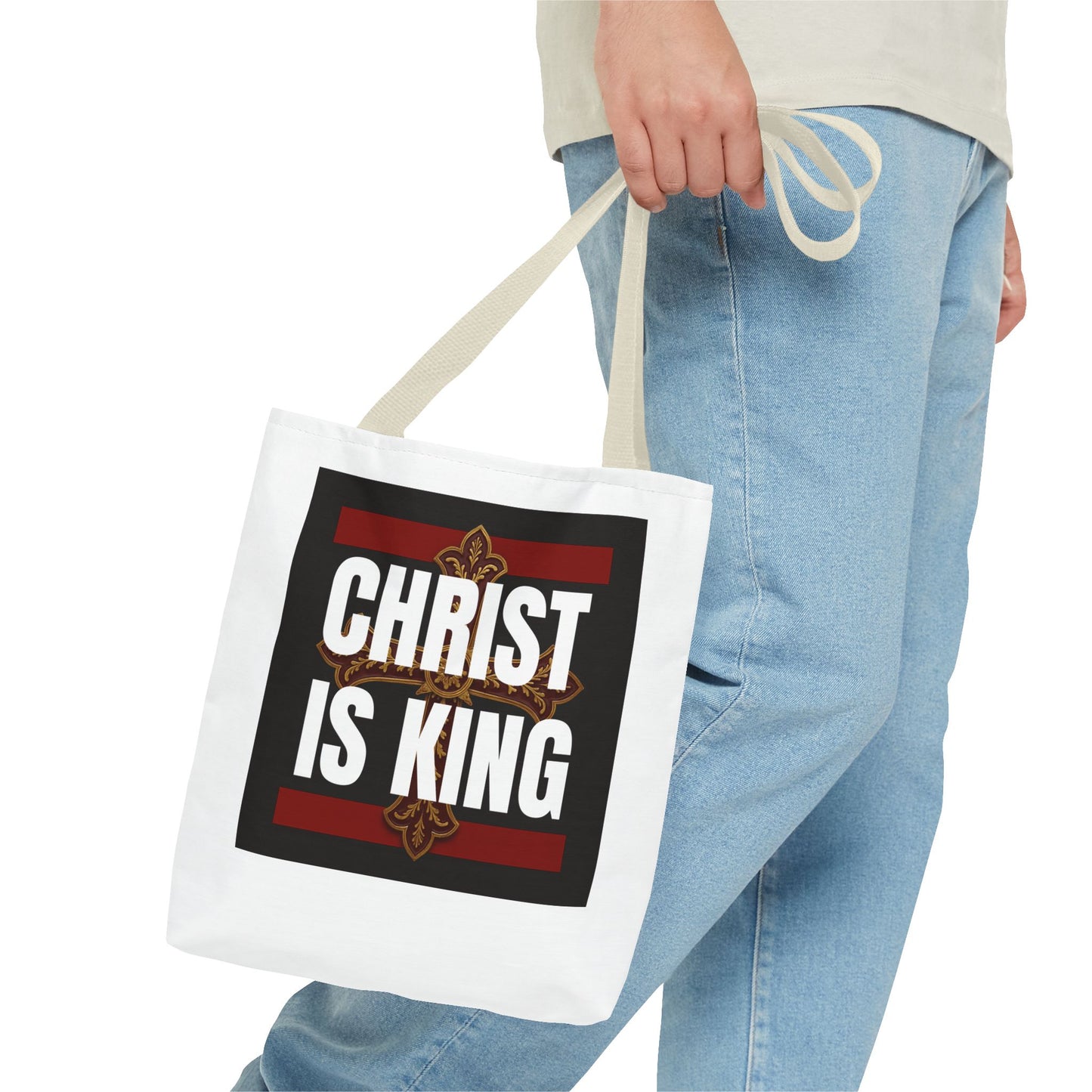 ✧ CHRIST IS KING – INSPIRATIONAL TOTE BAG ✧
