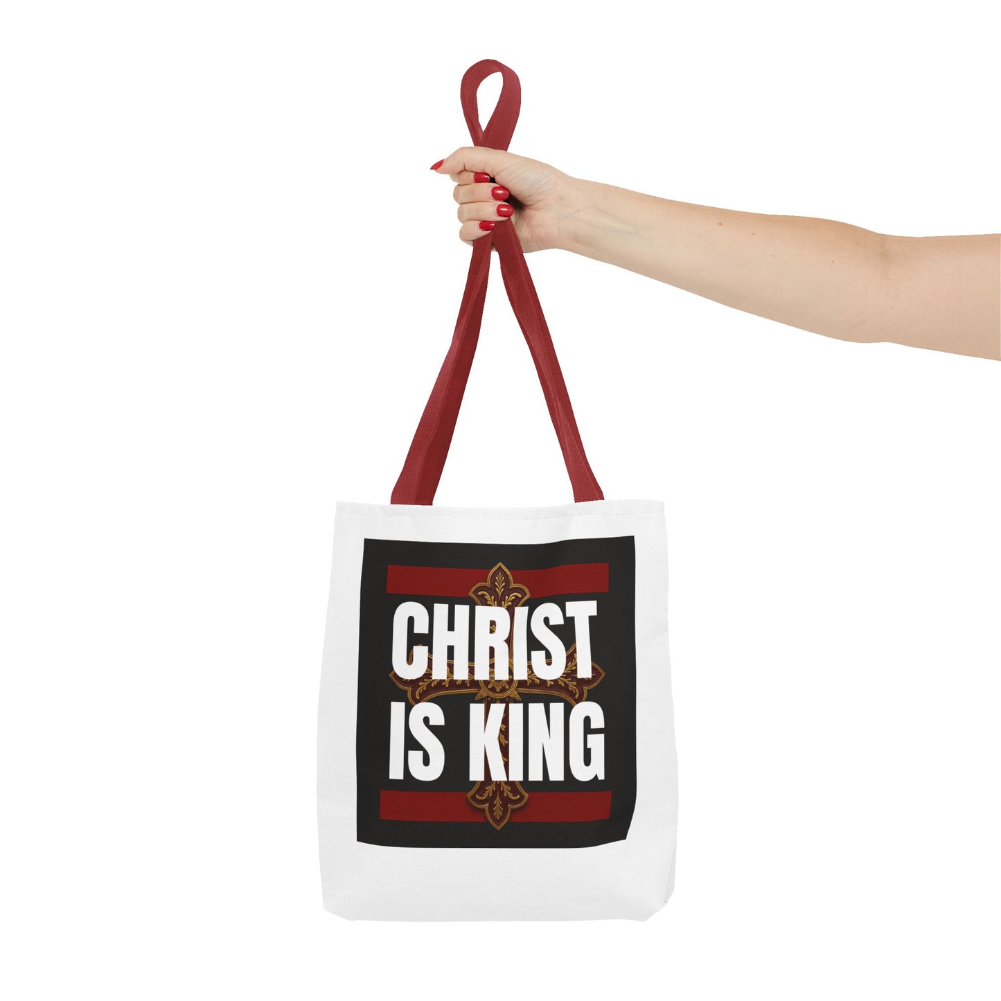 ✧ CHRIST IS KING – INSPIRATIONAL TOTE BAG ✧