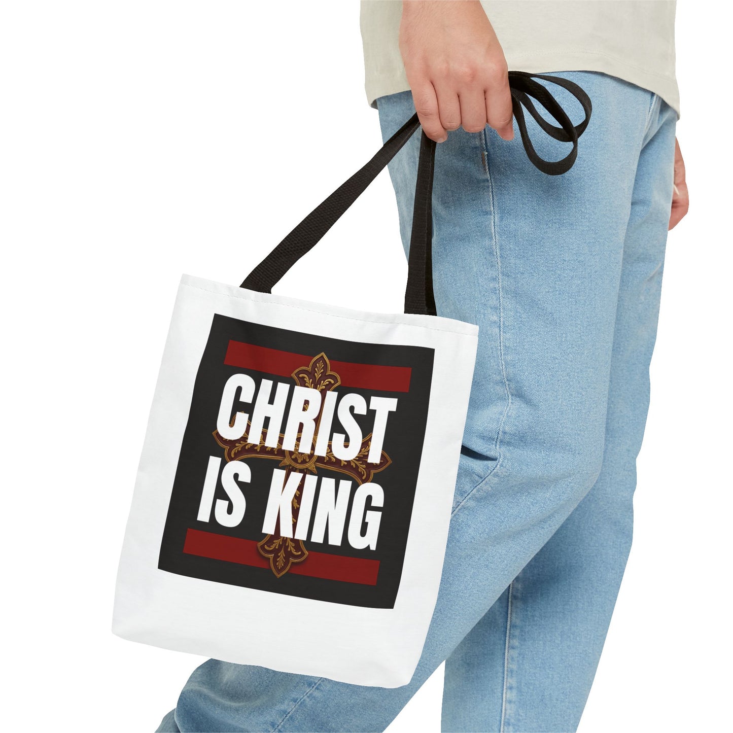 ✧ CHRIST IS KING – INSPIRATIONAL TOTE BAG ✧