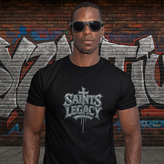 SAINTS LEGACY SILVER TEE