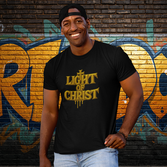 LIGHT OF CHRIST GOLD TEE