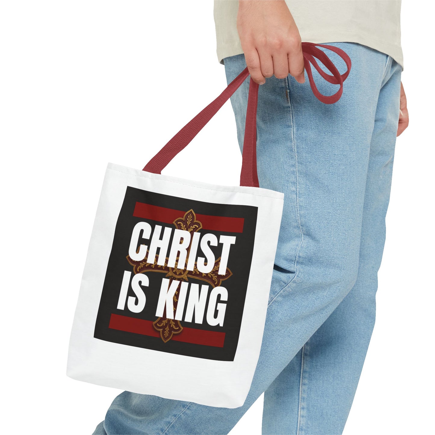 ✧ CHRIST IS KING – INSPIRATIONAL TOTE BAG ✧