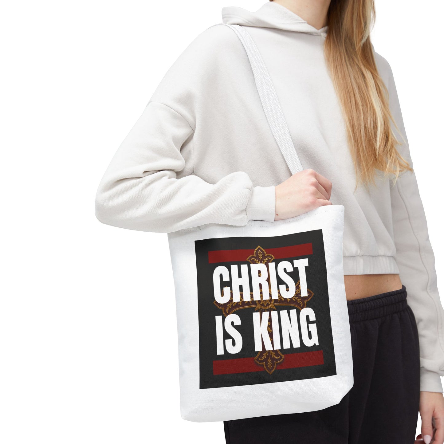 ✧ CHRIST IS KING – INSPIRATIONAL TOTE BAG ✧