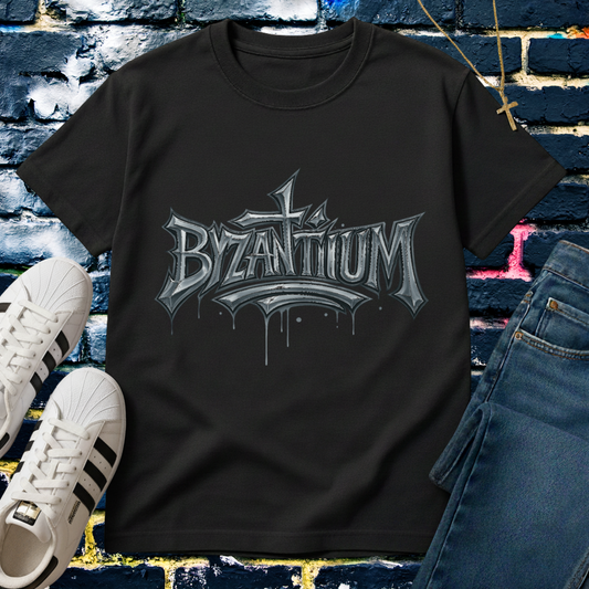 BYZANTIUM HERITAGE SILVER TEE