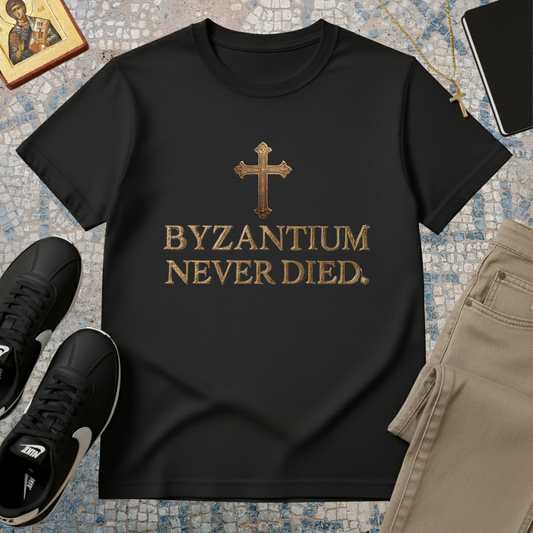 BYZANTIUM NEVER DIED TEE