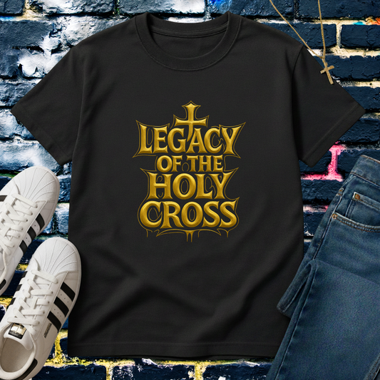LEGACY OF THE HOLY CROSS GOLD TEE