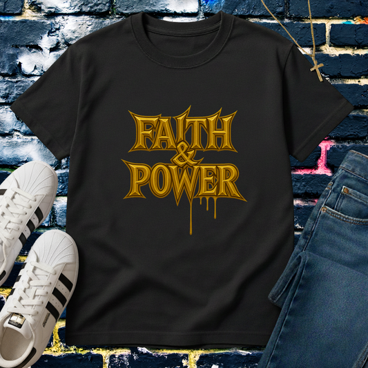 FAITH & POWER GOLD TEE II