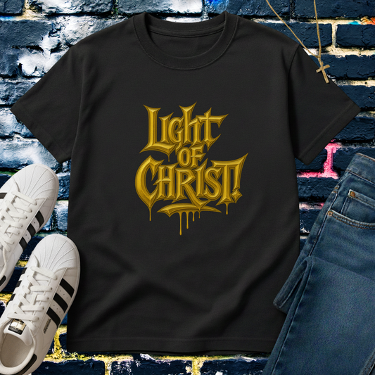 LIGHT OF CHRIST GOLD TEE