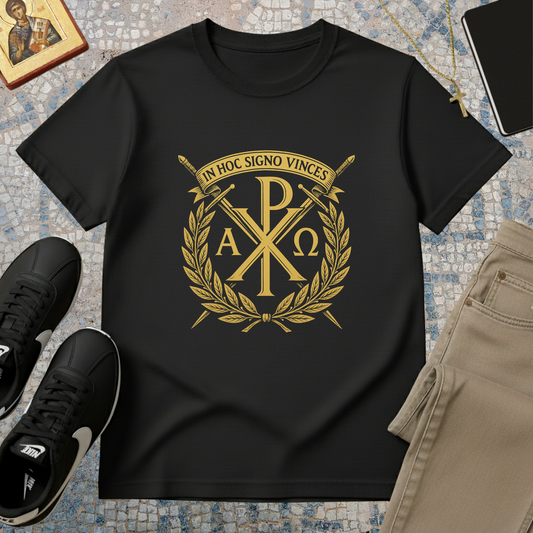 WARRIOR'S CHI-RHO EMBLEM TEE