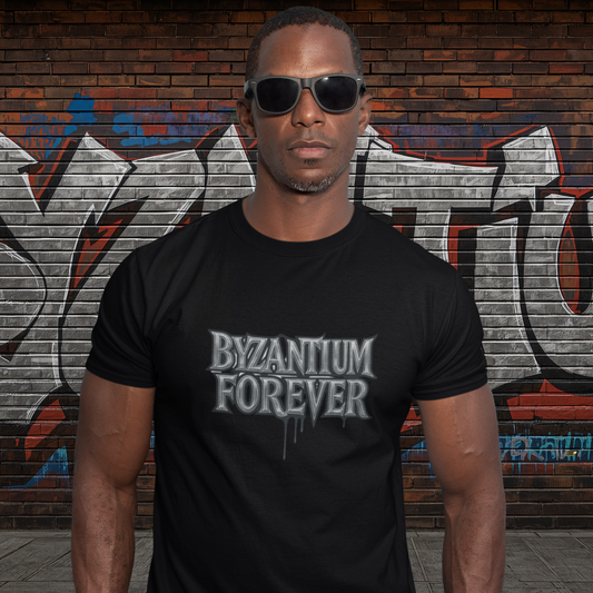 BYZANTIUM FOREVER SILVER TEE