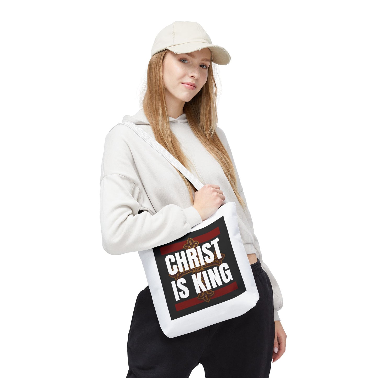 ✧ CHRIST IS KING – INSPIRATIONAL TOTE BAG ✧