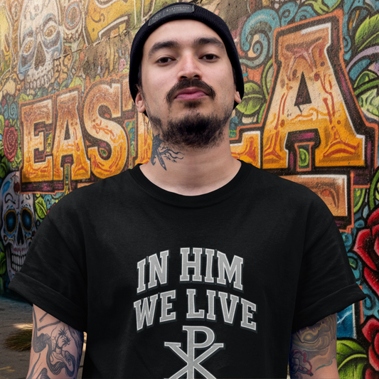 IN HIM WE LIVE SILVER