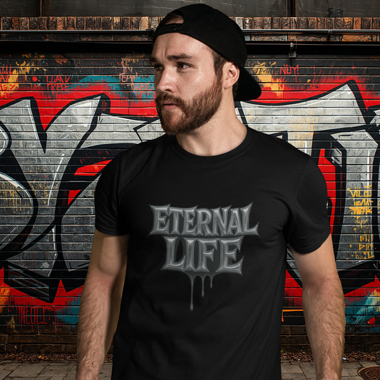 ETERNAL LIFE SILVER TEE