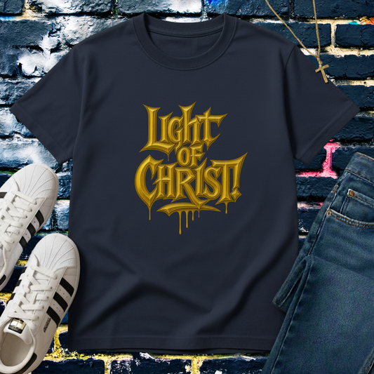 LIGHT OF CHRIST GOLD TEE