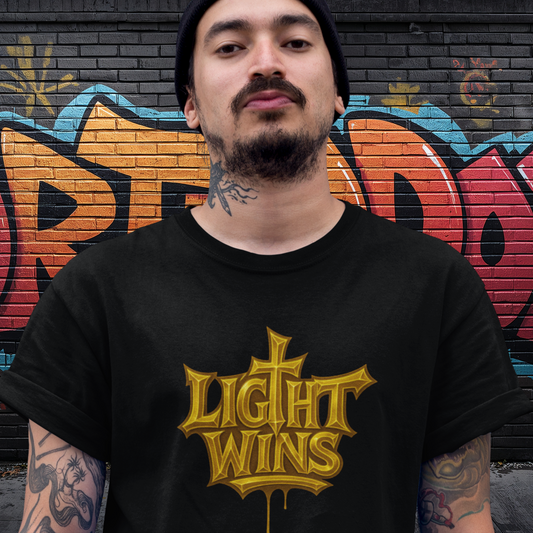 LIGHT WINS GOLD TEE
