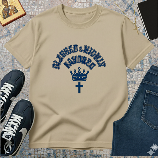 BLESSED & HIGHLY FAVORED NAVY