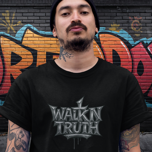 WALK IN TRUTH SILVER TEE