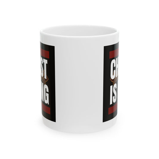 ✧ CHRIST IS KING – FAITH-INSPIRED CERAMIC MUG ✧